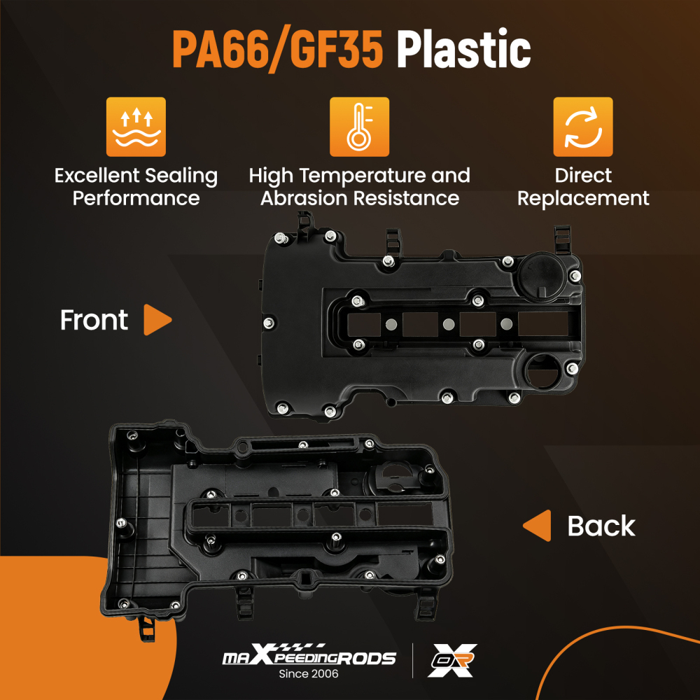 Rocker Valve Cover compatible for Vauxhall 1.2 1.4 Astra J Corsa D E Insignia Adam 55573746