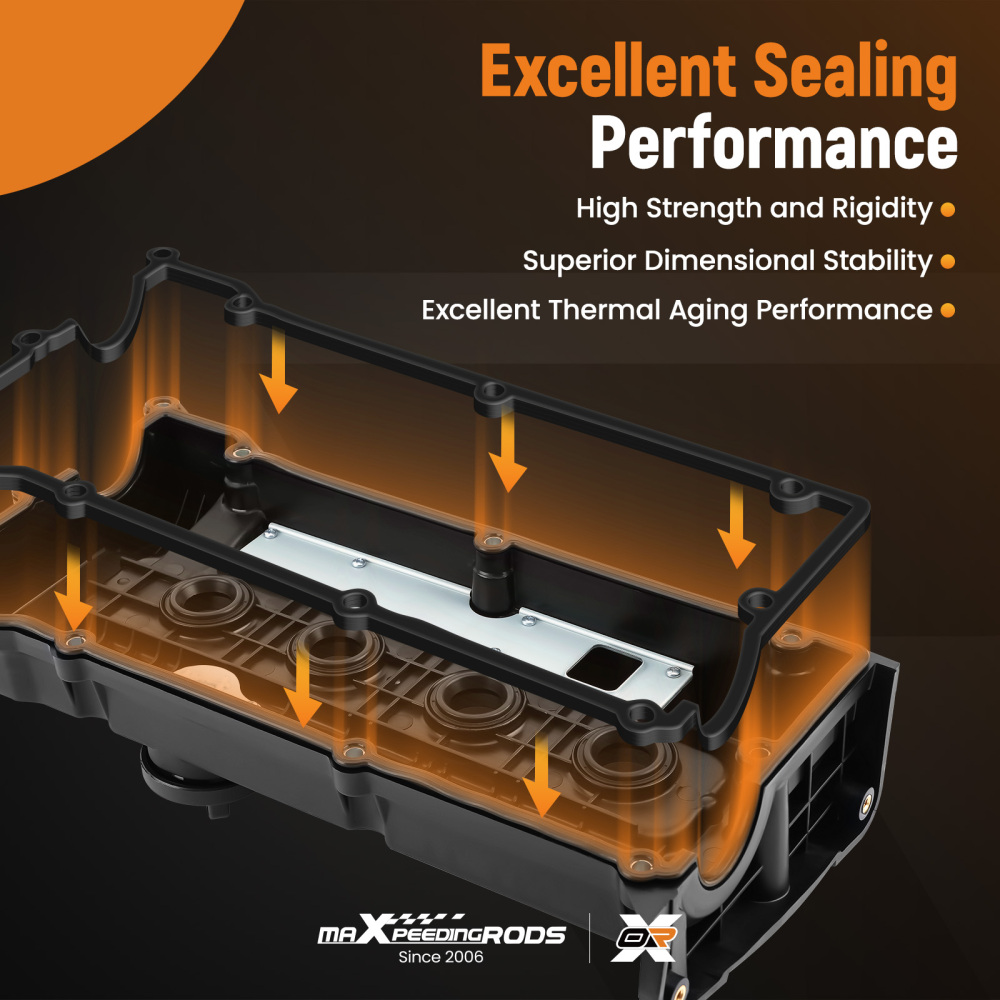 Valve CoverPCV ValveGasketCap Kit compatible for Hyundai Accent 01-04 2241026611