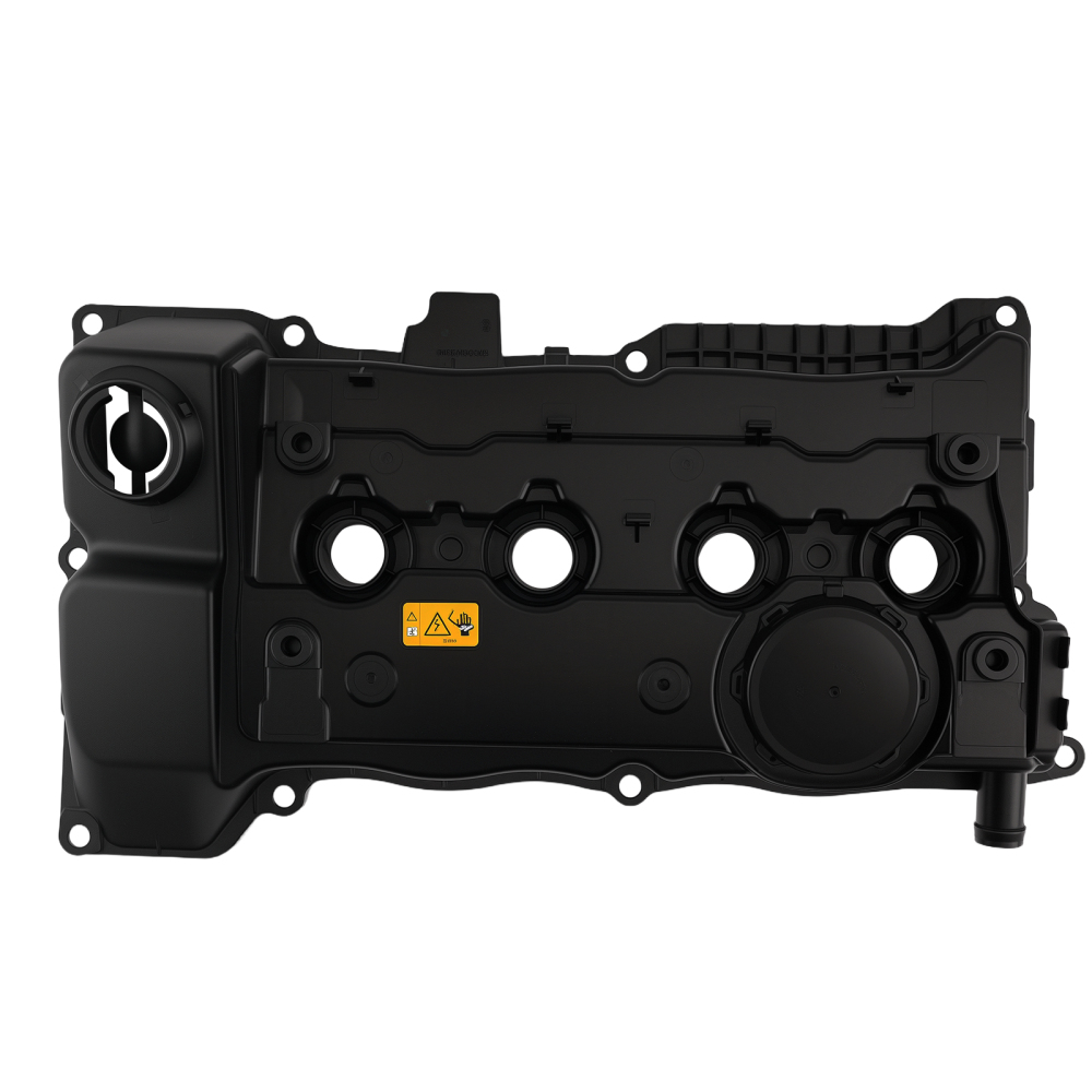 Black Engine Valve Cover compatible for BMW E81 116i 1.6L 2007-2011 2389220