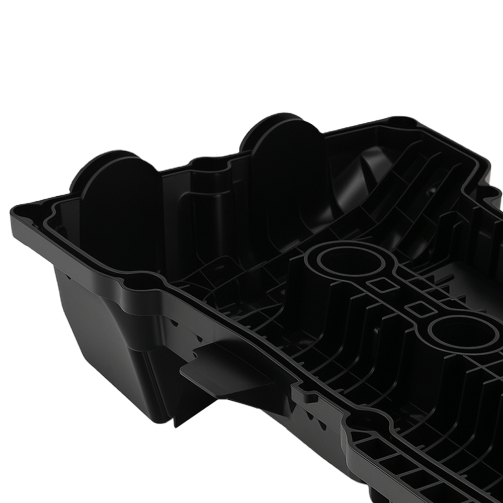 Cache Culbuteur compatible pour BMW 1 E87 E81 116i 316i 11127568579 2389220 2006-2011 Noir