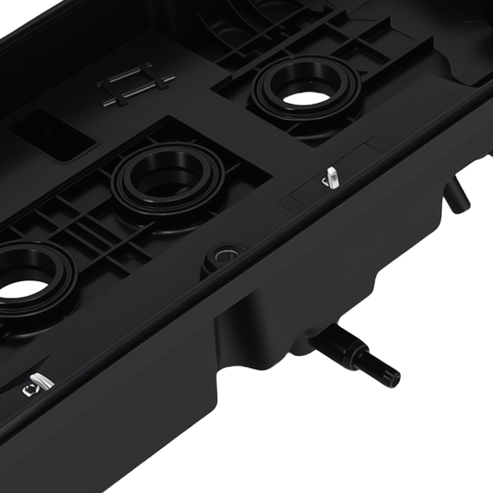 Engine Valve Cover w/ Gasket Kit compatible for Hyundai Accent compatible for Kia Rio5 1.6L DOHC 2006-2011