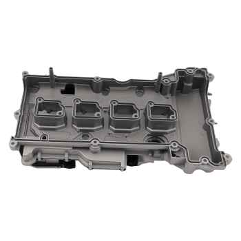 Aluminum Engine Valve Cover compatible for Mercedes-Benz C180 C200 2011-2014 Black