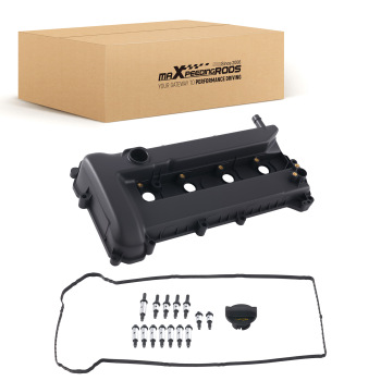 Black Engine Valve Cover compatible for Ford C-Max 1.8 2004-2010 4M5G6K272HE Plastic