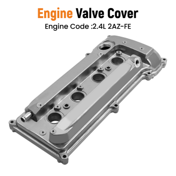 Compatible for Toyota Harrier compatible for Camry RAV4 2.4L 2AZ-FE Silver 11201-28014 Engine Valve Cover