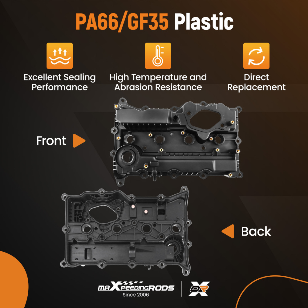 Engine Valve Cover compatible for Hyundai Santa Fe / Compatible for Kia Sorento Optima 2.0L 2.4L 16-20