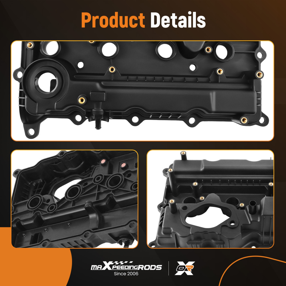 Engine Valve Cover compatible for Hyundai Santa Fe / Compatible for Kia Sorento Optima 2.0L 2.4L 16-20