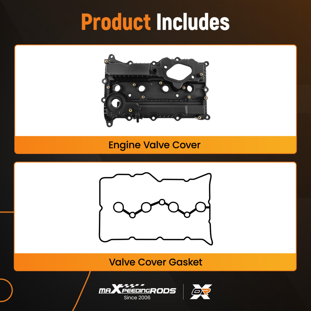 Engine Valve Cover compatible for Hyundai Santa Fe / Compatible for Kia Sorento Optima 2.0L 2.4L 16-20