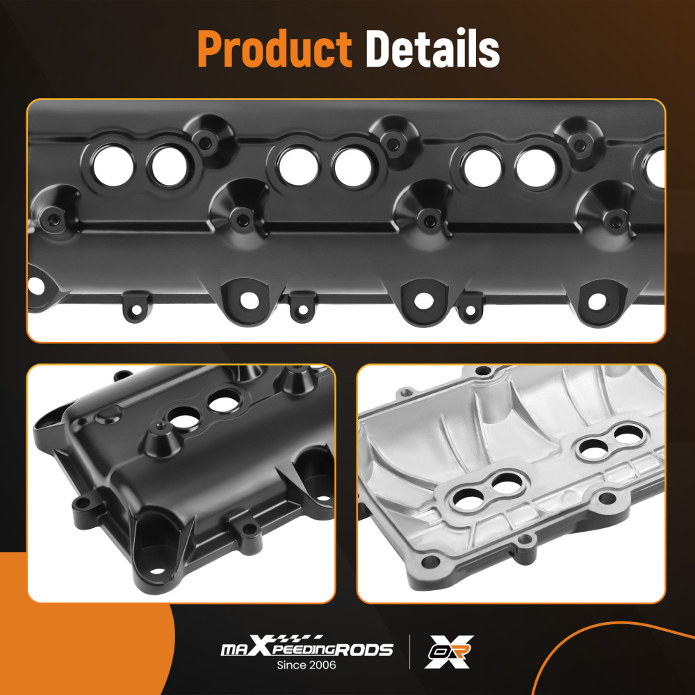 Upgrade Aluminum Valve Cover compatible for Dodge Challenger Charger Durango 5.7L 2009-2021