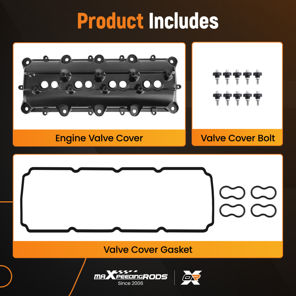 Upgrade Aluminum Valve Cover compatible for Dodge Challenger Charger Durango 5.7L 2009-2021