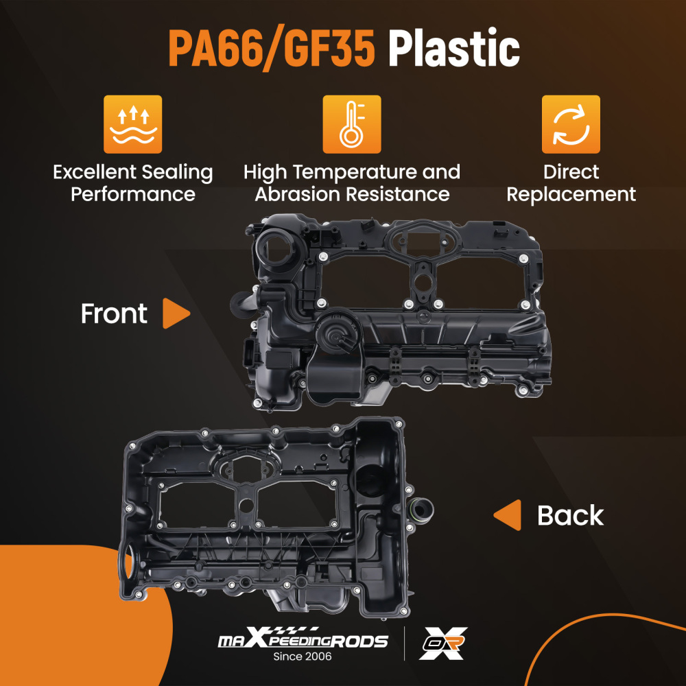 Engine Valve Cover w/ Gasket Bolts compatible for BMW N26 228i 328i 428i 2.0L 2012-2016