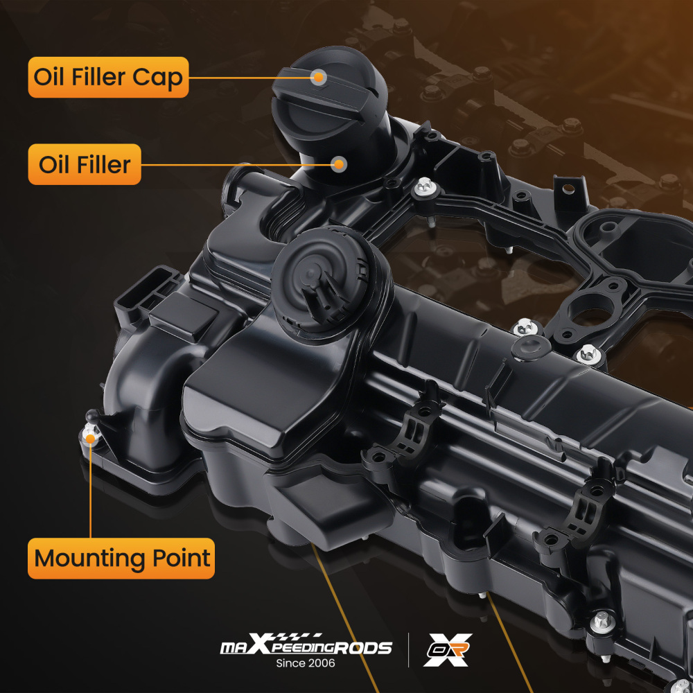 Engine Valve Cover w/ Gasket Bolts compatible for BMW N26 228i 328i 428i 2.0L 2012-2016