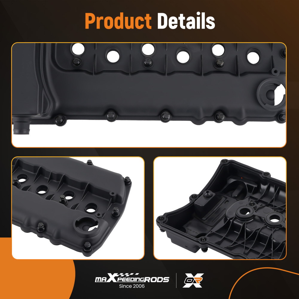 1* Right Aluminum Valve Cover compatibile per Porsche Cayenne 92A 3.6L 03H103429H