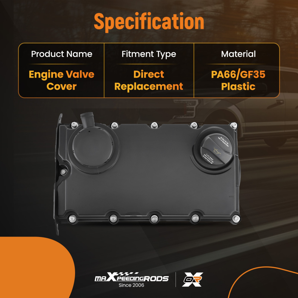 Coperchio valvola testata cilindro compatibile per Audi A6 Avant 4F5, C6 2.0L 2005/06-2011