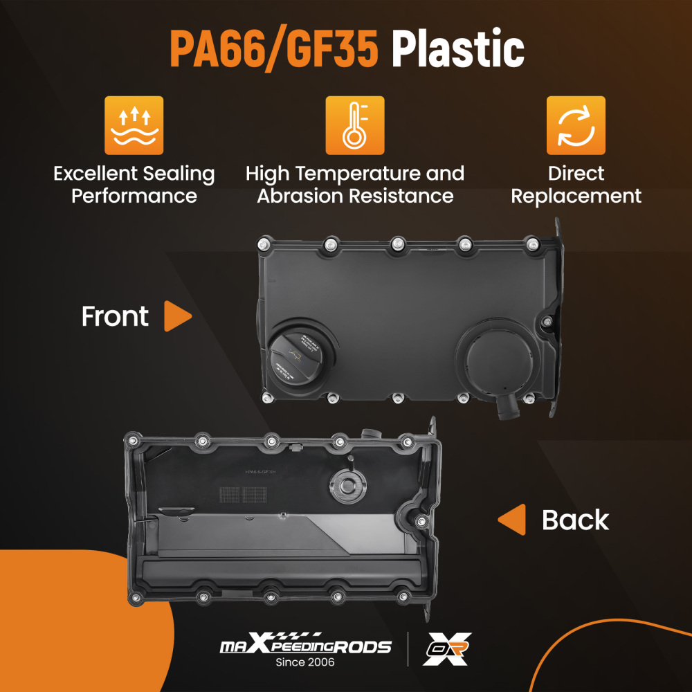 Coperchio valvola testata cilindro compatibile per Audi A6 Avant 4F5, C6 2.0L 2005/06-2011