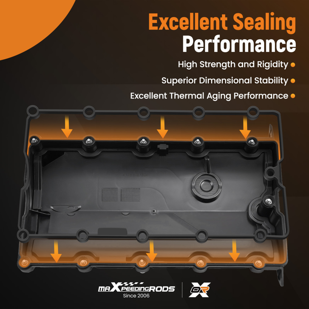 Coperchio valvola testata cilindro compatibile per Audi A6 Avant 4F5, C6 2.0L 2005/06-2011