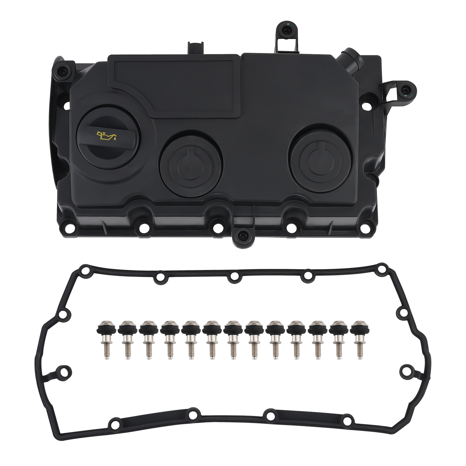 couvercle de chambre de soupape culasse compatible pour VW Golf 5 passat B6 compatible pour Audi A3 8P