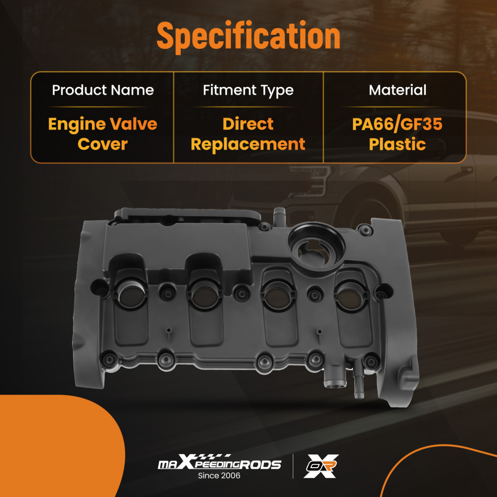 Cylinder Valve Cover compatible for Audi A4 A4 Quattro 2.0L Turbo DOHC 2005-2009 06D103469N