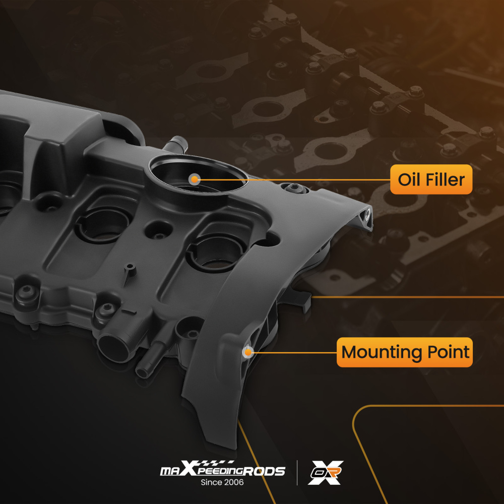 Cylinder Valve Cover compatible for Audi A4 A4 Quattro 2.0L Turbo DOHC 2005-2009 06D103469N