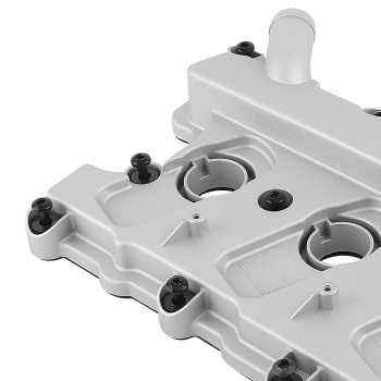 Plastic Valve Cover w/Gasket Gasket compatible for Audi A4 A5 A6 Quattro compatible for VW Touareg V6 3.0L