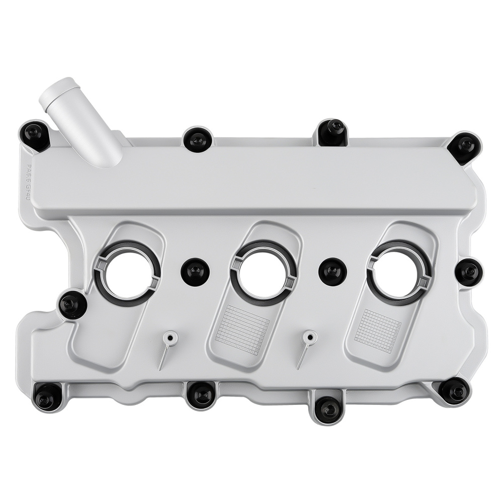 Right Valve Cover w/ Gasket compatible for Audi A4 A5 A6 Quattro compatible for VW Touareg V6 3.0L 08-17