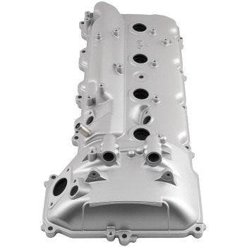 Aluminum Engine Valve Cover compatible for Lexus LX570 5.7L 2008-2021 1120238011 Silver