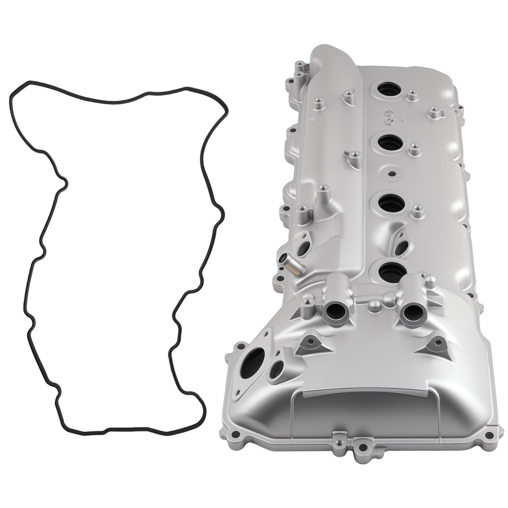 Aluminum Engine Valve Cover compatible for Lexus LX570 5.7L 2008-2021 1120238011 Silver