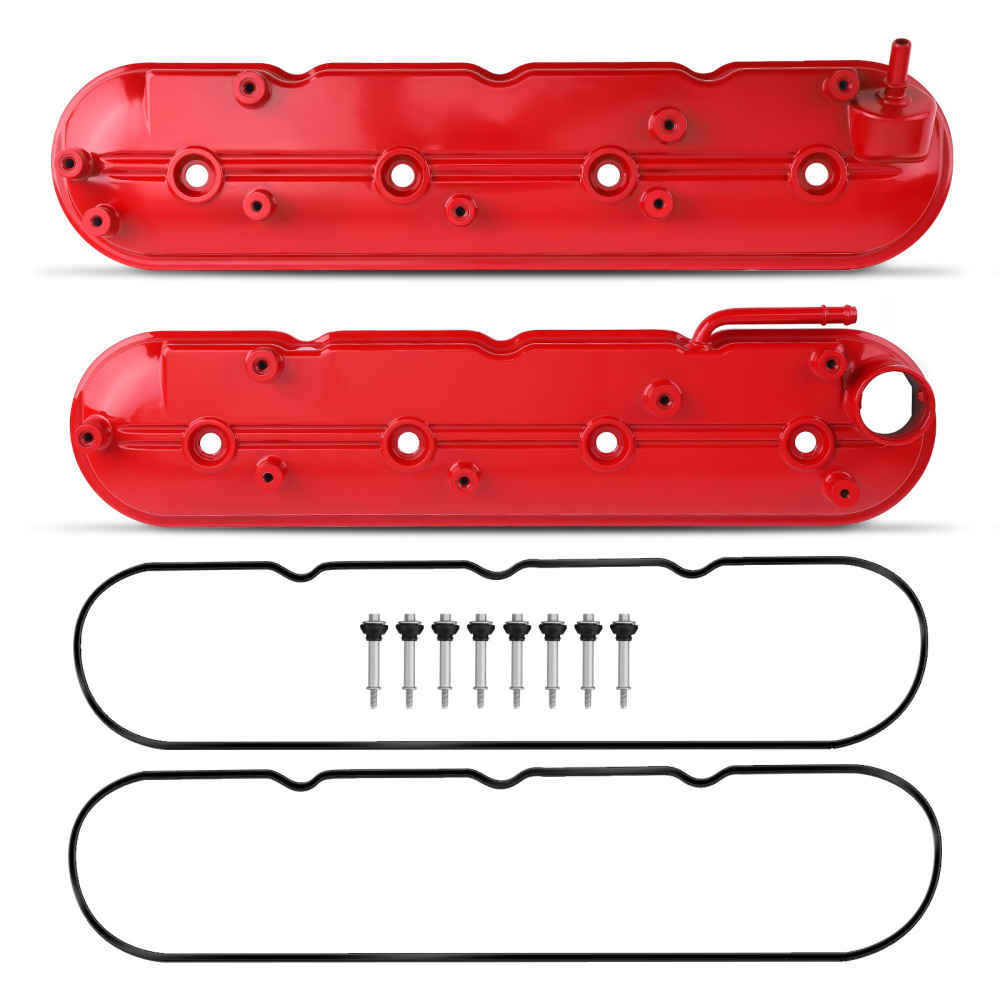 2PCS Valve Cover Set compatible for Chevy Corvette Silverado GMC Sierra 1500 compatible for V8 2009-2013