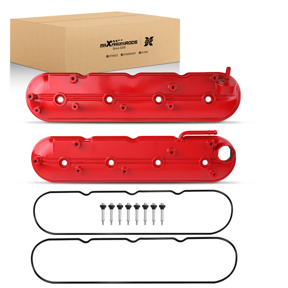 2PCS Valve Cover Set compatible for Chevy Corvette Silverado GMC Sierra 1500 compatible for V8 2009-2013