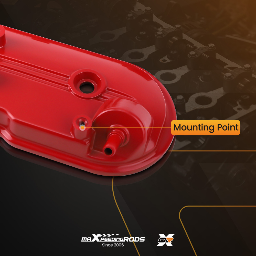 2PCS Valve Cover Set compatible for Chevy Corvette Silverado GMC Sierra 1500 compatible for V8 2009-2013