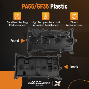 Valve Cover w/ Gasket BoltOil Cap compatible for Infiniti QX60 compatible for Nissan Altima 14-17 2.5L