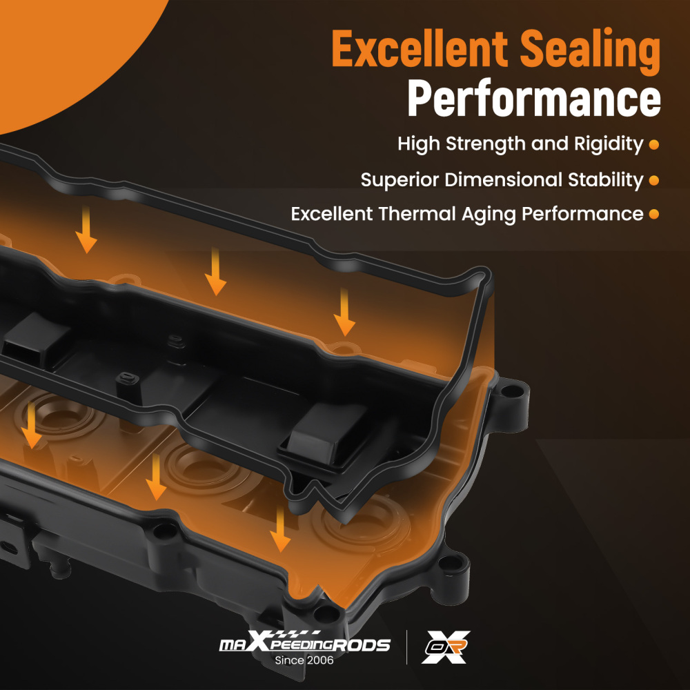 Valve Cover w/ Gasket BoltOil Cap compatible for Infiniti QX60 compatible for Nissan Altima 14-17 2.5L