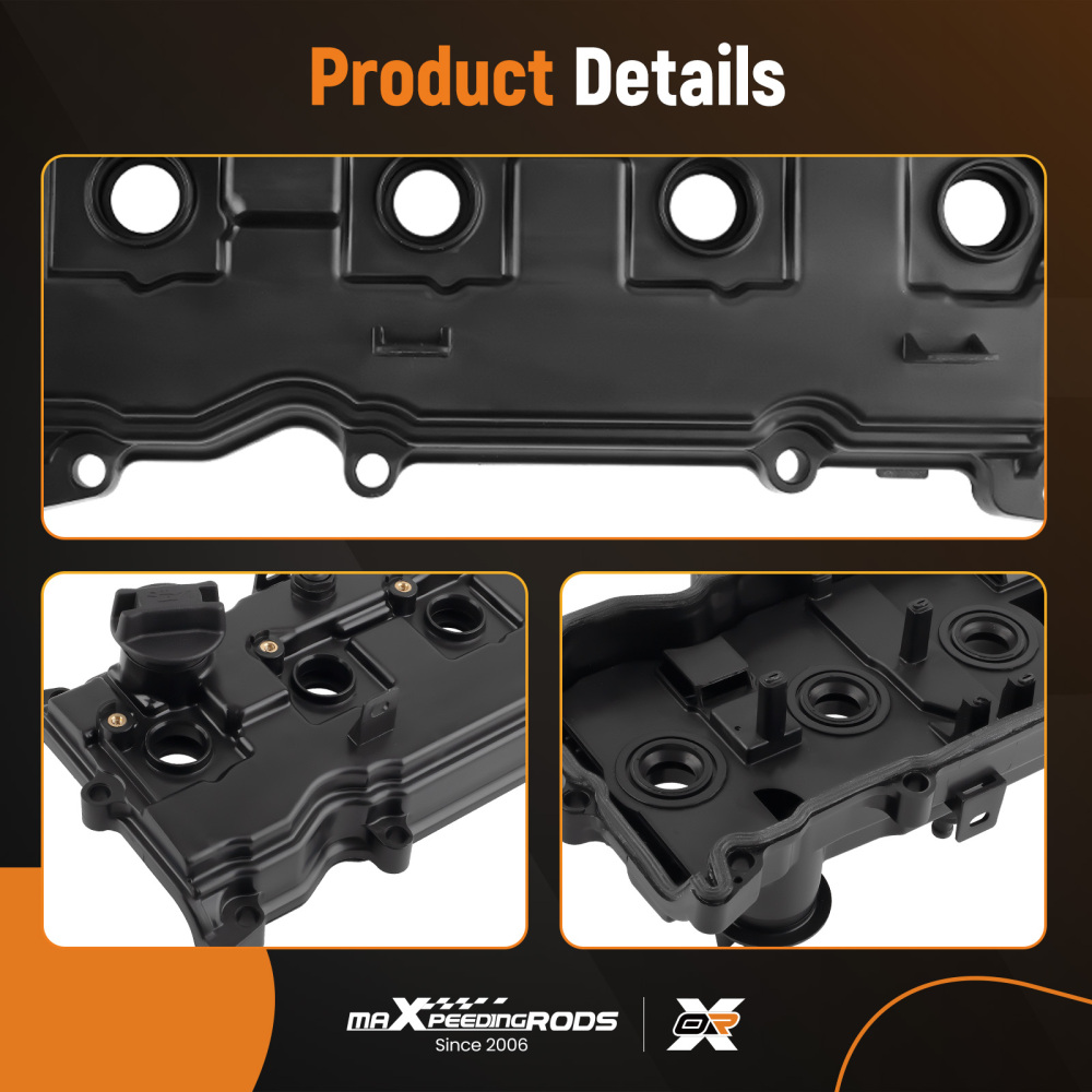Valve Cover w/ Gasket BoltOil Cap compatible for Infiniti QX60 compatible for Nissan Altima 14-17 2.5L