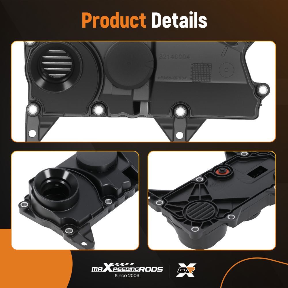 PCV Valve Oil Trap Cover w/Gasket compatible for Volvo XC40 S60 V60 2015-2020 31316184