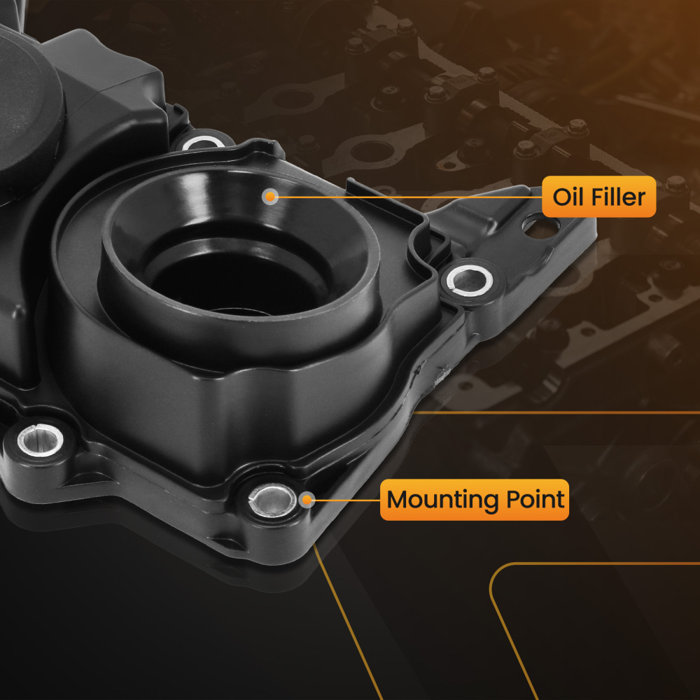 Coperchio Valvole compatibile per VOLVO S80 XC70 2.0L Turbo L4 Gas 2015-2017 32140004