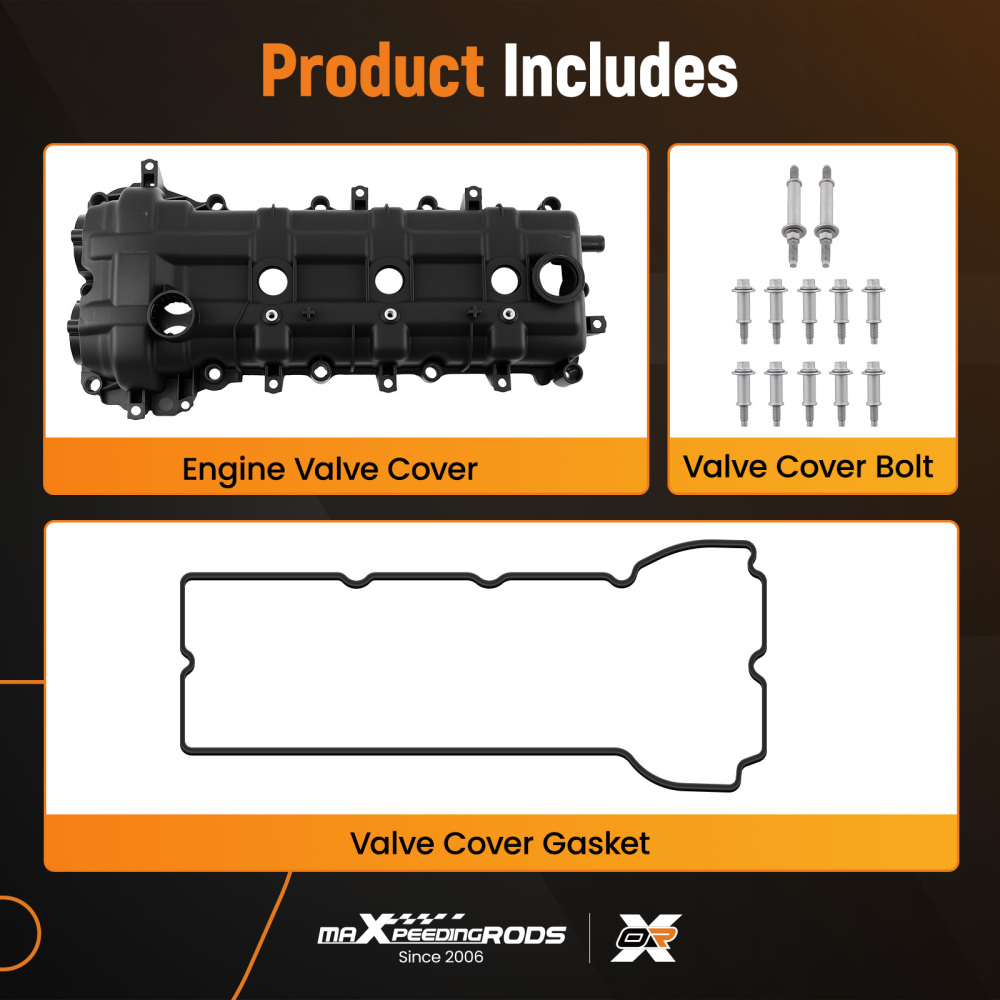 Left Engine Valve Cover compatible for Chrysler Dodge Jeep Ram 11-19 3.6L 5184069AN