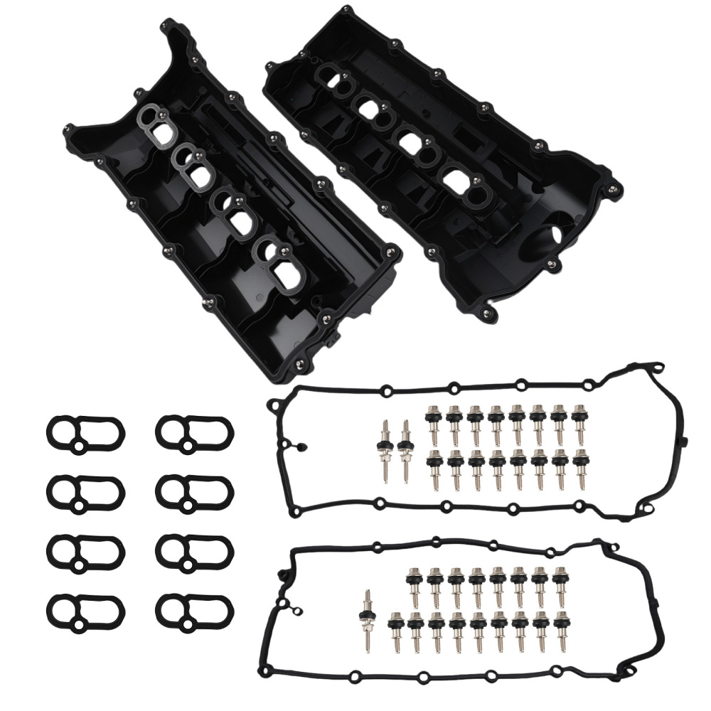 Engine Valve Cover Set compatible for Land Rover LR4 V8 5.0L 2010-2013 LR032081 LR113201