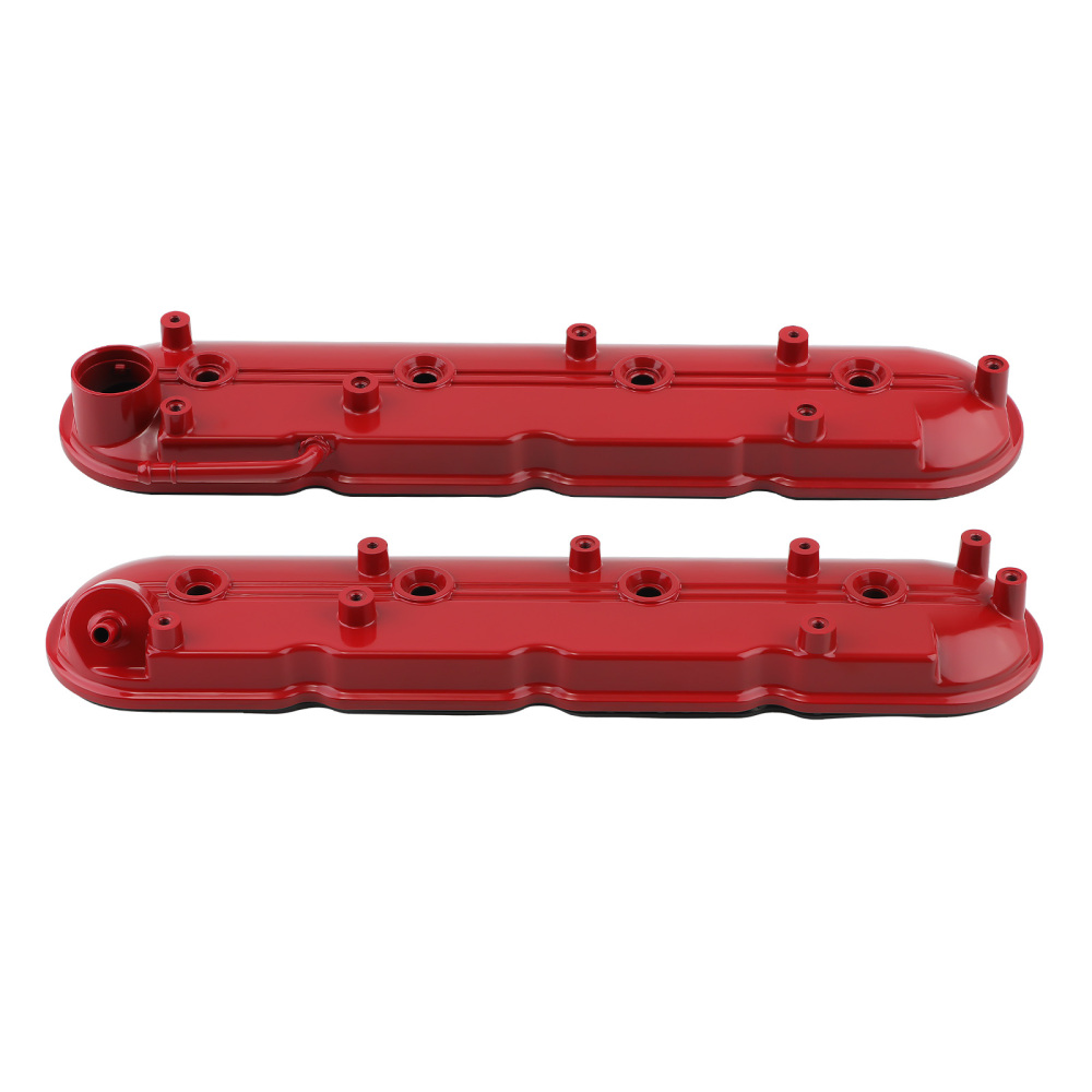 Aluminum Valve Cover Set w/ GasketBolt compatible for Chevy Silverado GMC Cadillac V8