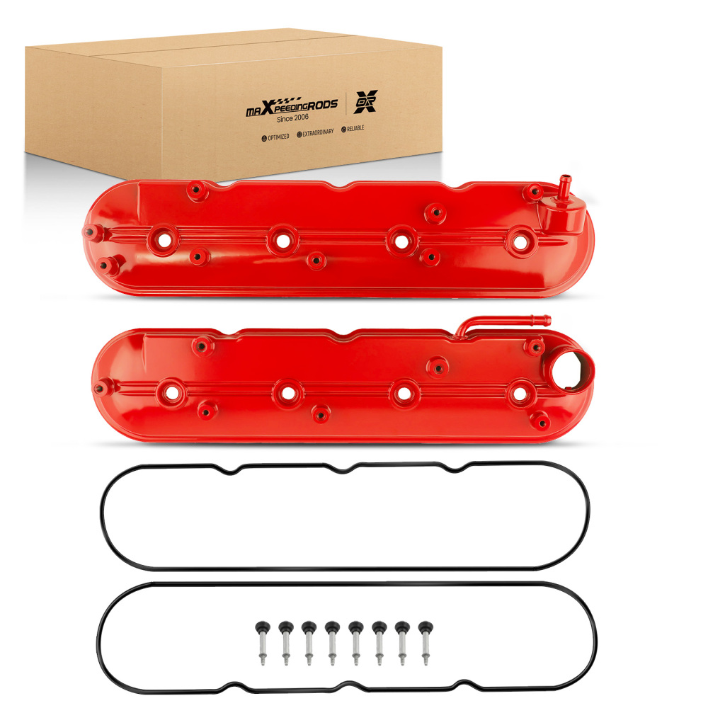 Aluminum Engine Valve Cover compatible for Chevy Silverado GMC Sierra 4.8L 5.3L 5.7L 99-08