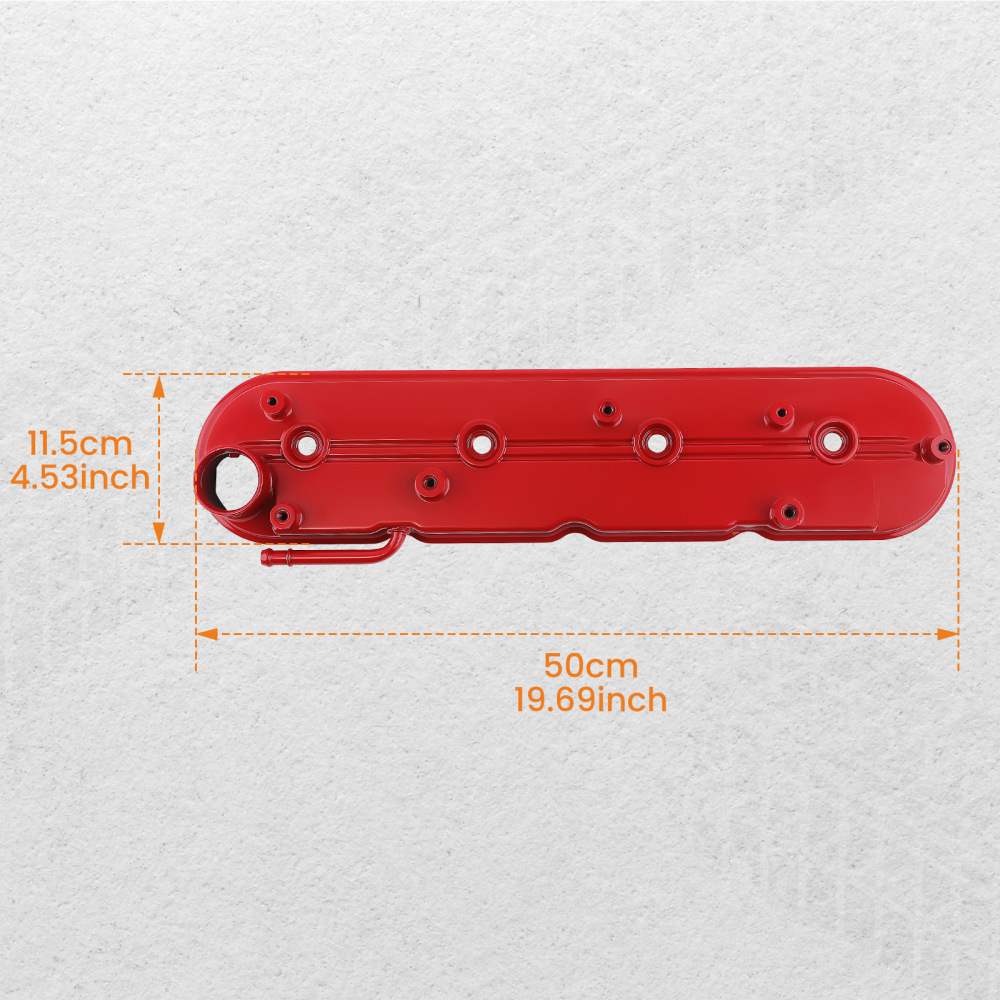 Aluminum Engine Valve Cover compatible for Chevy Silverado GMC Sierra 4.8L 5.3L 5.7L 99-08