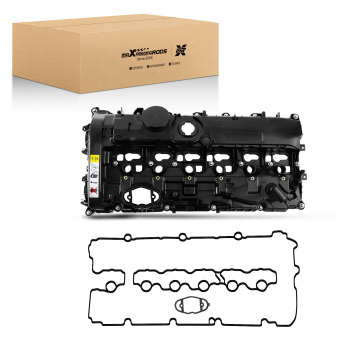 Engine Valve Cover w/ Gasket compatible for BMW 340i 440i 540i 740i M240i 3.0L 11127645173