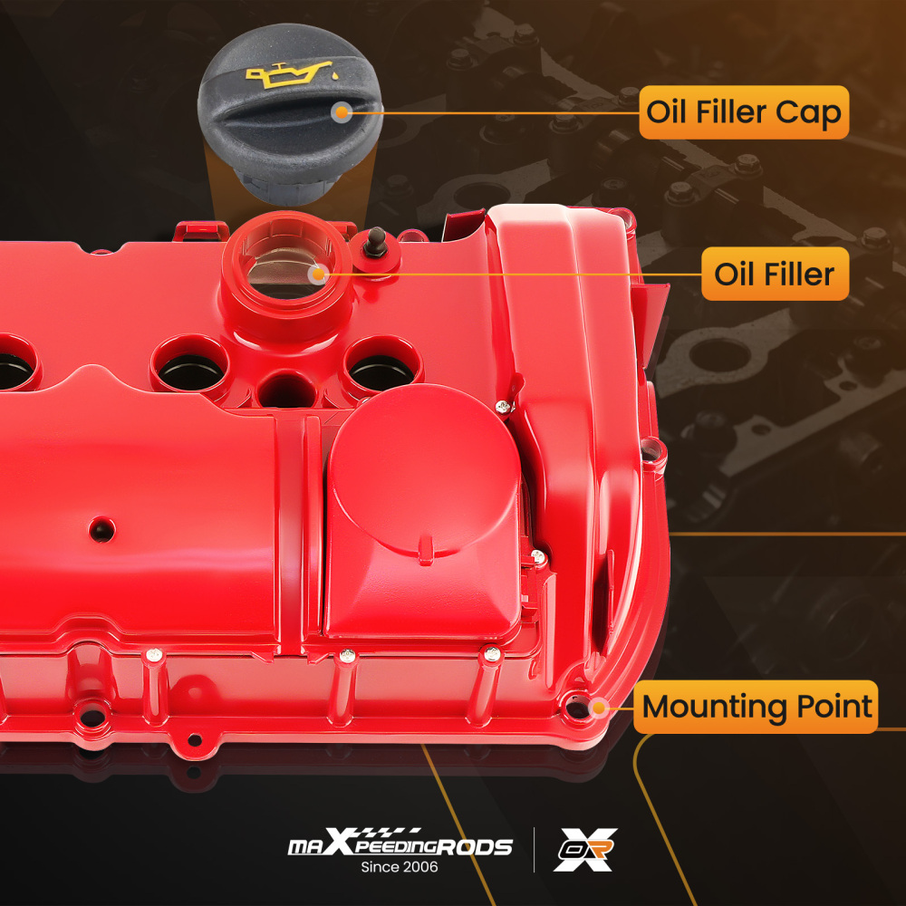 Upgraded Aluminum Valve Cover Set for Mini Cooper S R55 R56 R57 R58 1.6T 11-16