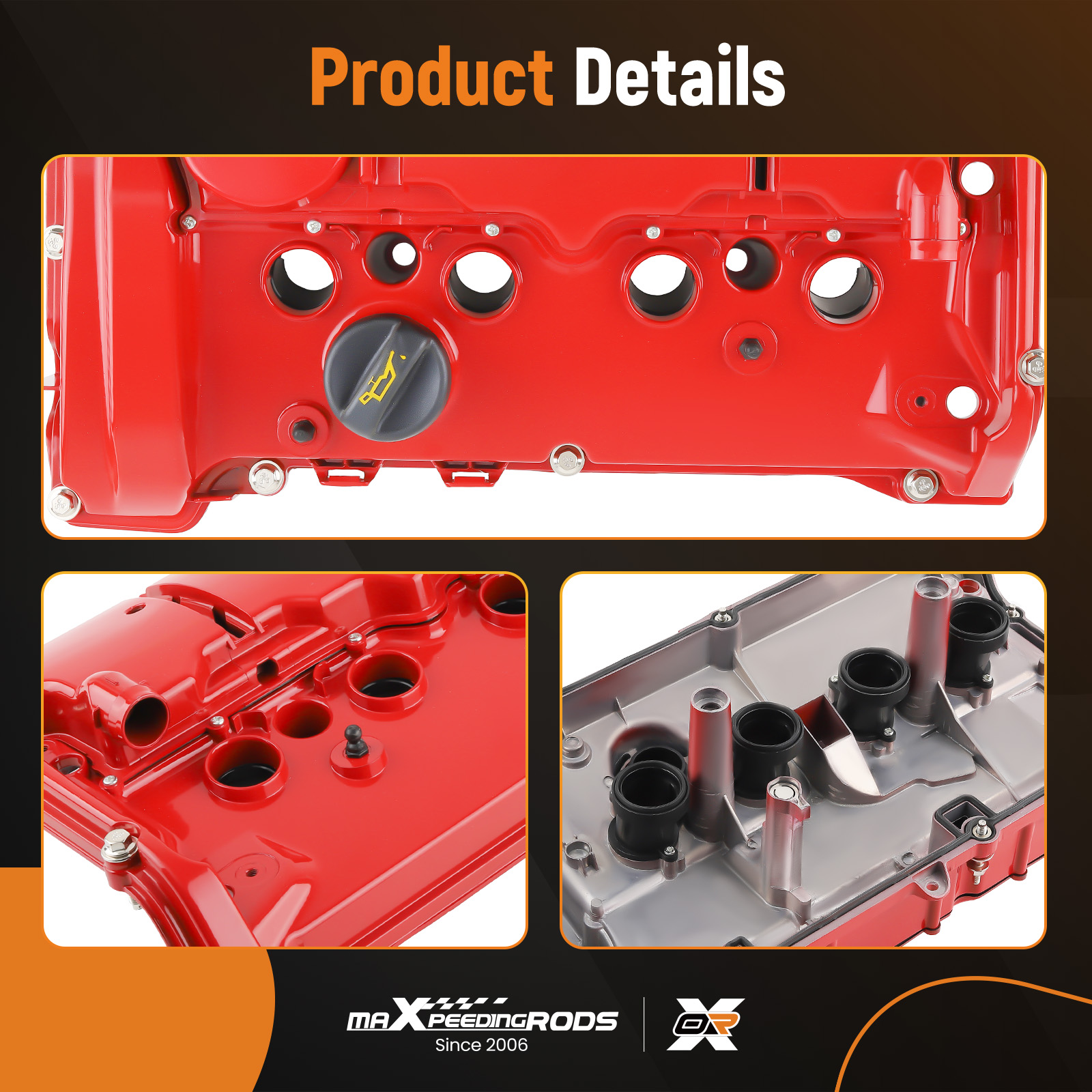 Aluminum Valve Cover compatible for Mini Cooper N18 S Roadster R59
