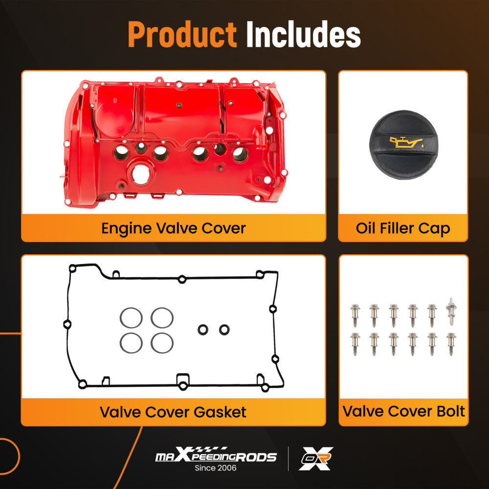 Upgraded Aluminum Valve Cover Set for Mini Cooper S R55 R56 R57 R58 1.6T 11-16