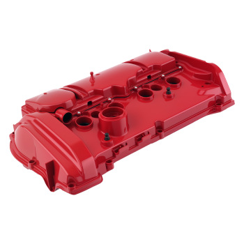 Aluminum Engine Valve Cover compatible for BMW 118i 120i 11127646553 Red N13B16A