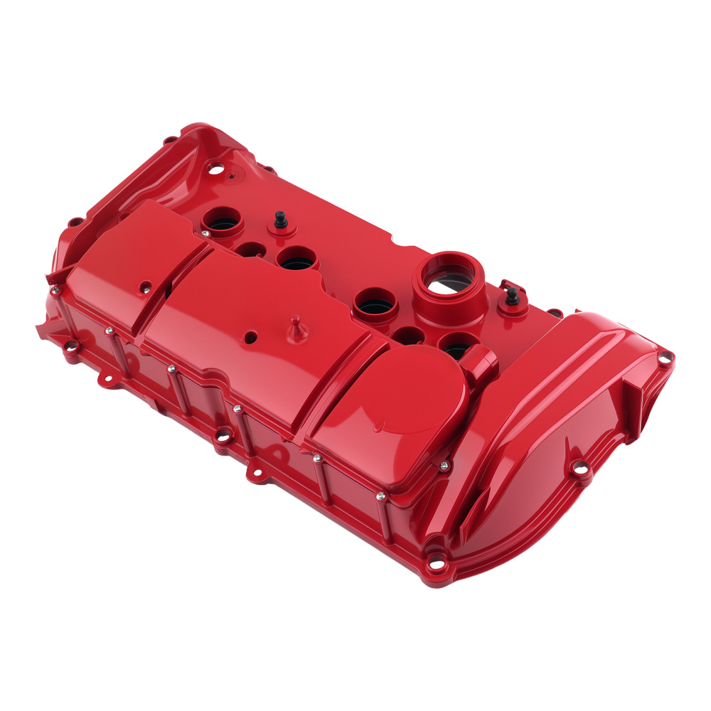 Aluminum Engine Valve Cover compatible for BMW 118i 120i 11127646553 Red N13B16A