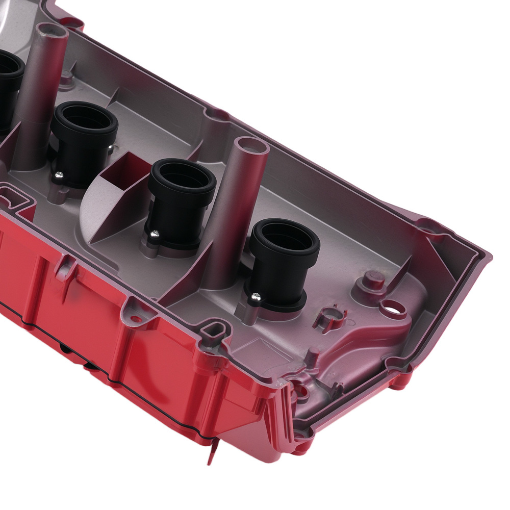 Aluminum Engine Valve Cover compatible for BMW 118i 120i 11127646553 Red N13B16A