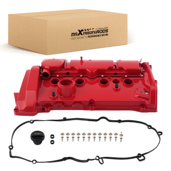 Aluminum Engine Valve Cover compatible for BMW 118i 120i 11127646553 Red N13B16A