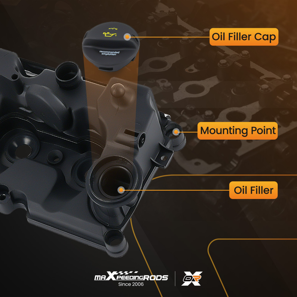 Copertura della testa del cilindro compatibile per Audi A3 8V1 8VK 1.6 TDI 2.0 TDI 2012 - 17