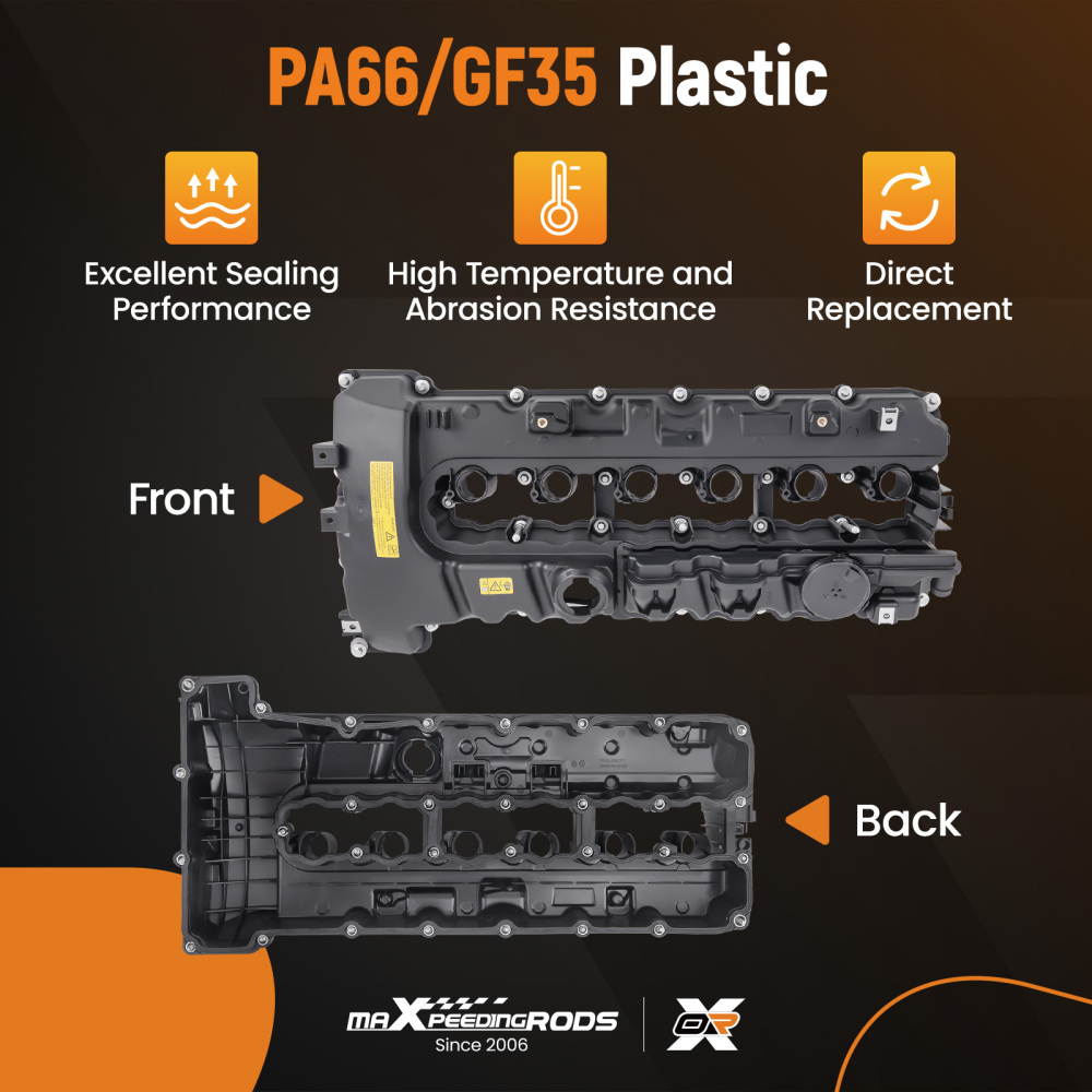 Coperchio della testa del cilindro compatibile per Bmw 3er E90 E91 5er E60 E61 F10 6er E63