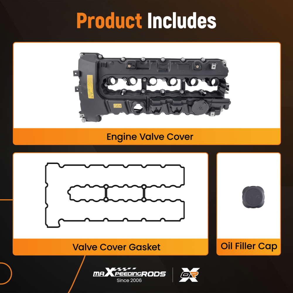 Coperchio della testa del cilindro compatibile per Bmw 3er E90 E91 5er E60 E61 F10 6er E63